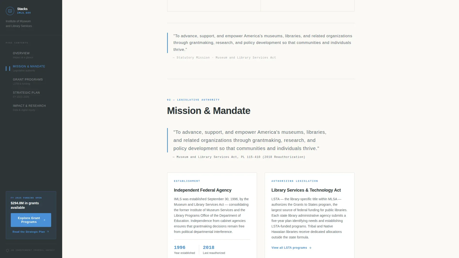 Smart Library Navigation Landing Page Template