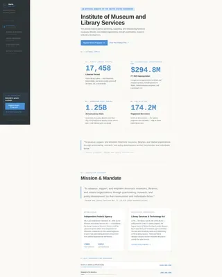Smart Library Navigation Landing Page Template