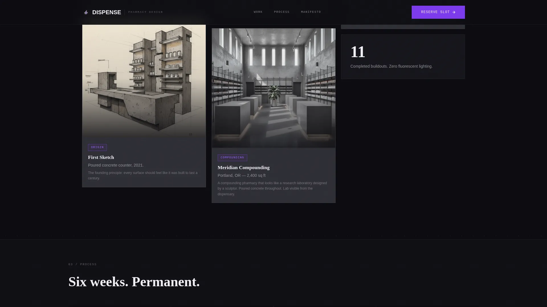 Retail & Commercial Space Design Booking Website Template