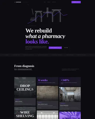 Retail & Commercial Space Design Booking Website Template