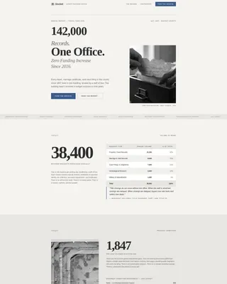 Public Records Fundraising Landing Page Template