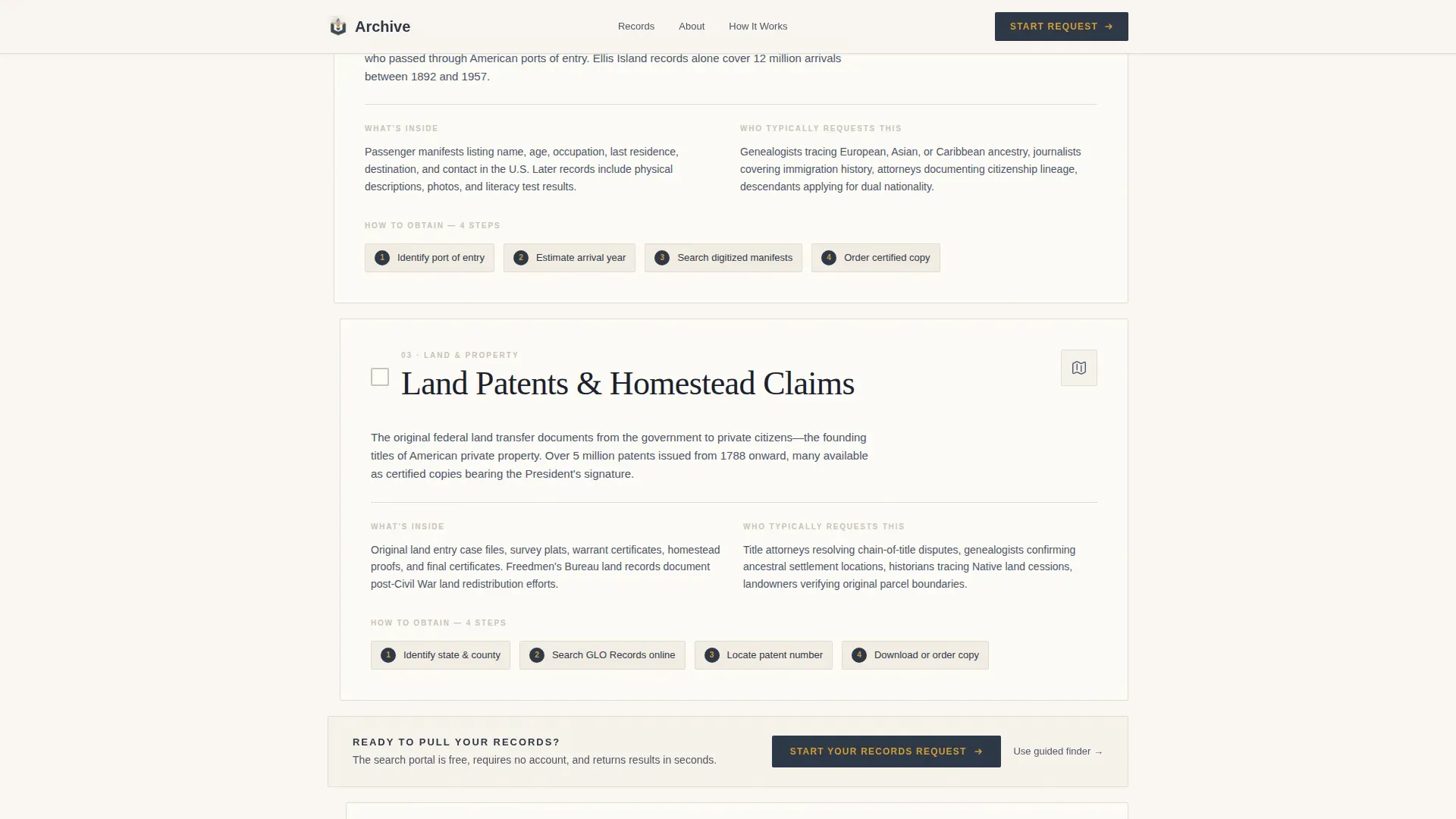 Public Records Government Professional Website Template