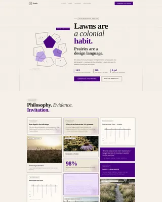 Prairie Style Architecture Pricing Website Template
