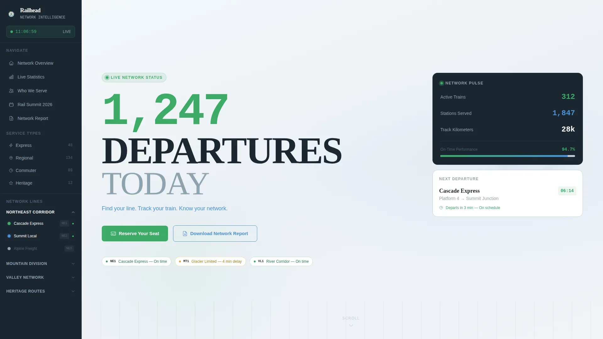 Public Transportation Blog & Content Website Template