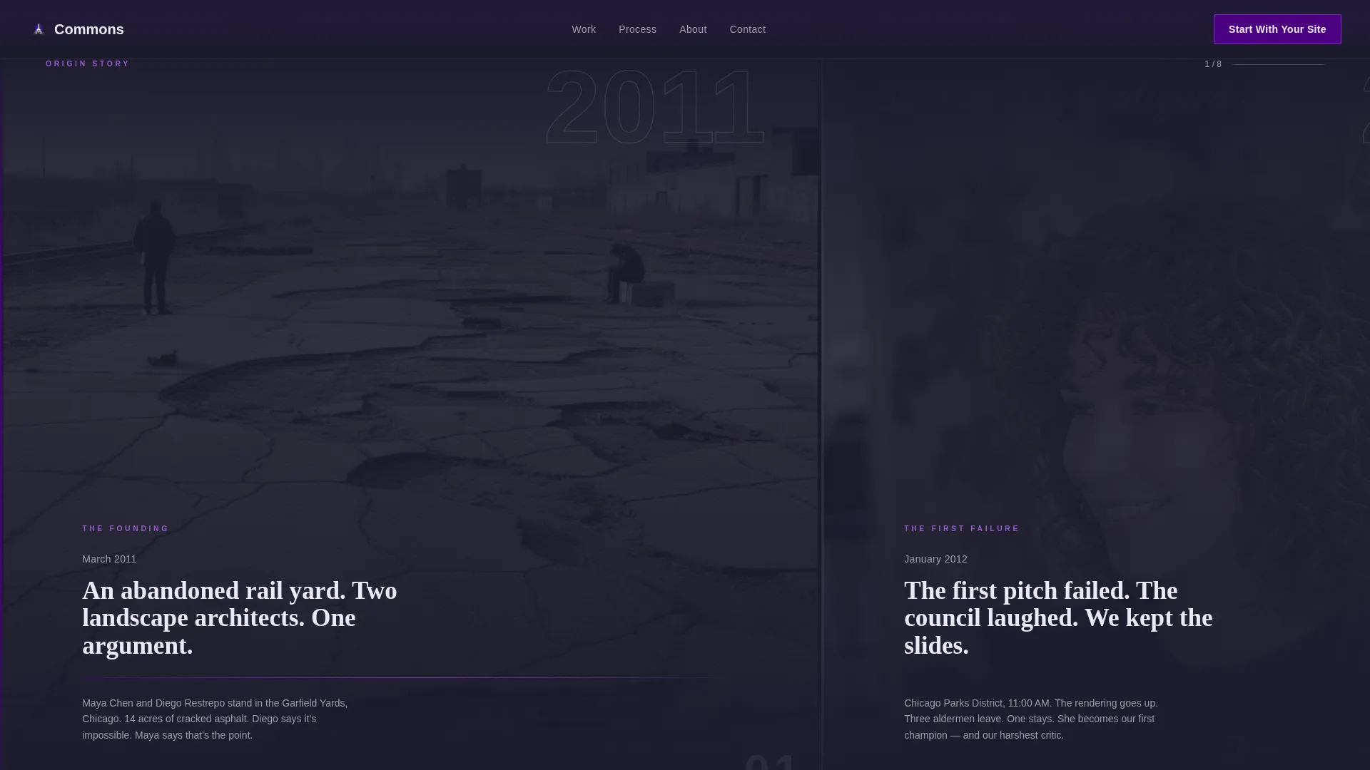 Landscape Architecture Professional Website Template
