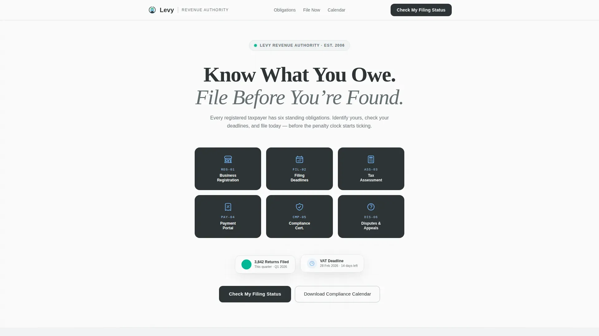 Government Agency & Department Specialist Privacy Policy Website Template