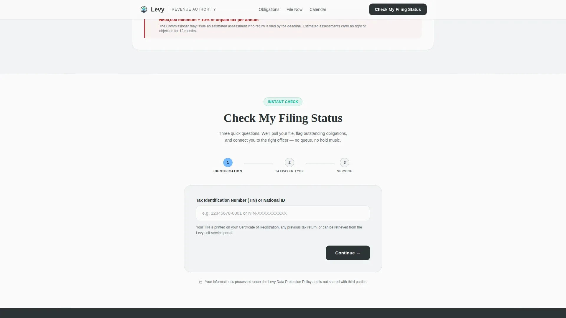 Government Agency & Department Specialist Privacy Policy Website Template