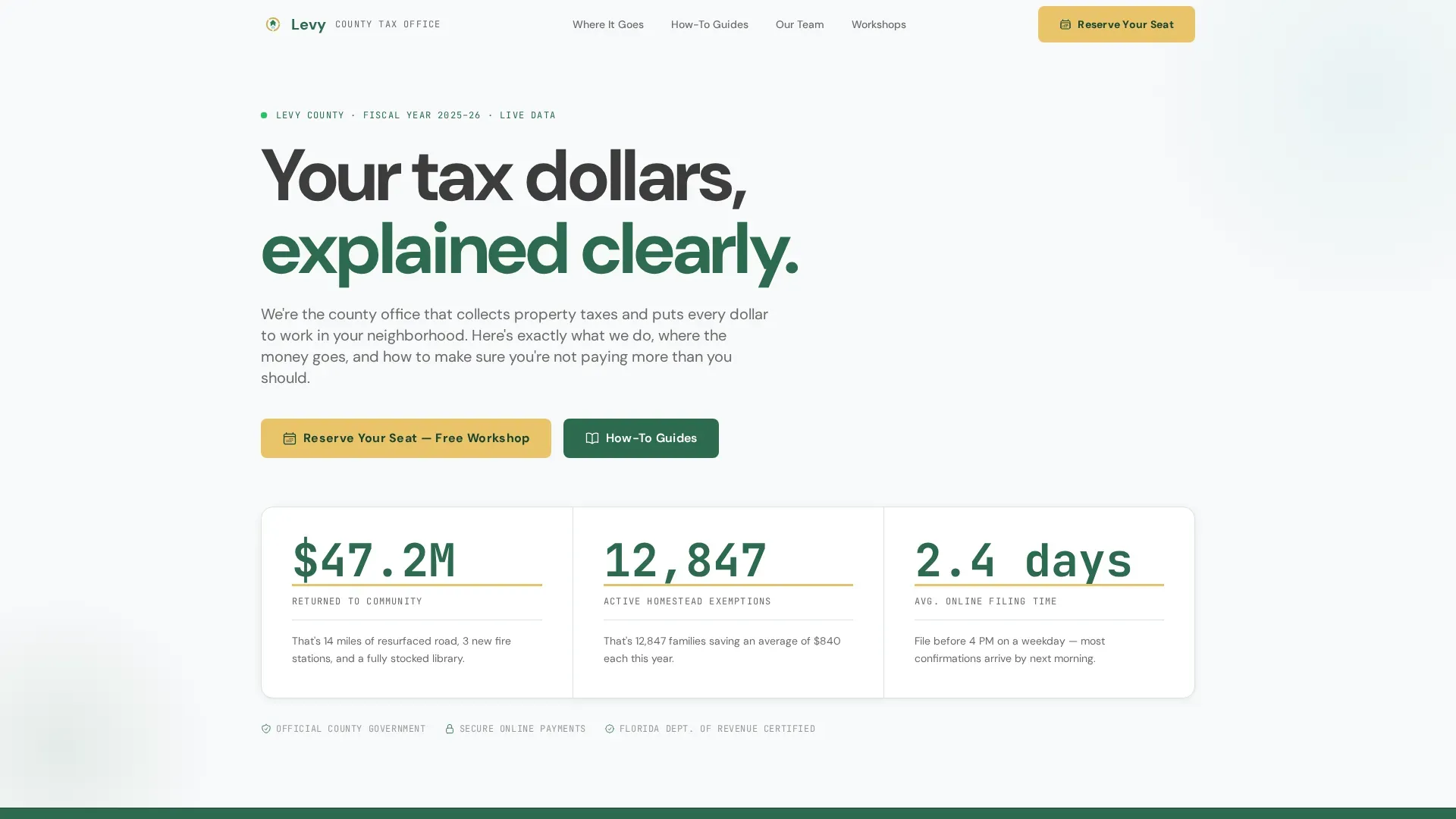 Expert Revenue & Tax Authority Professional Website Template
