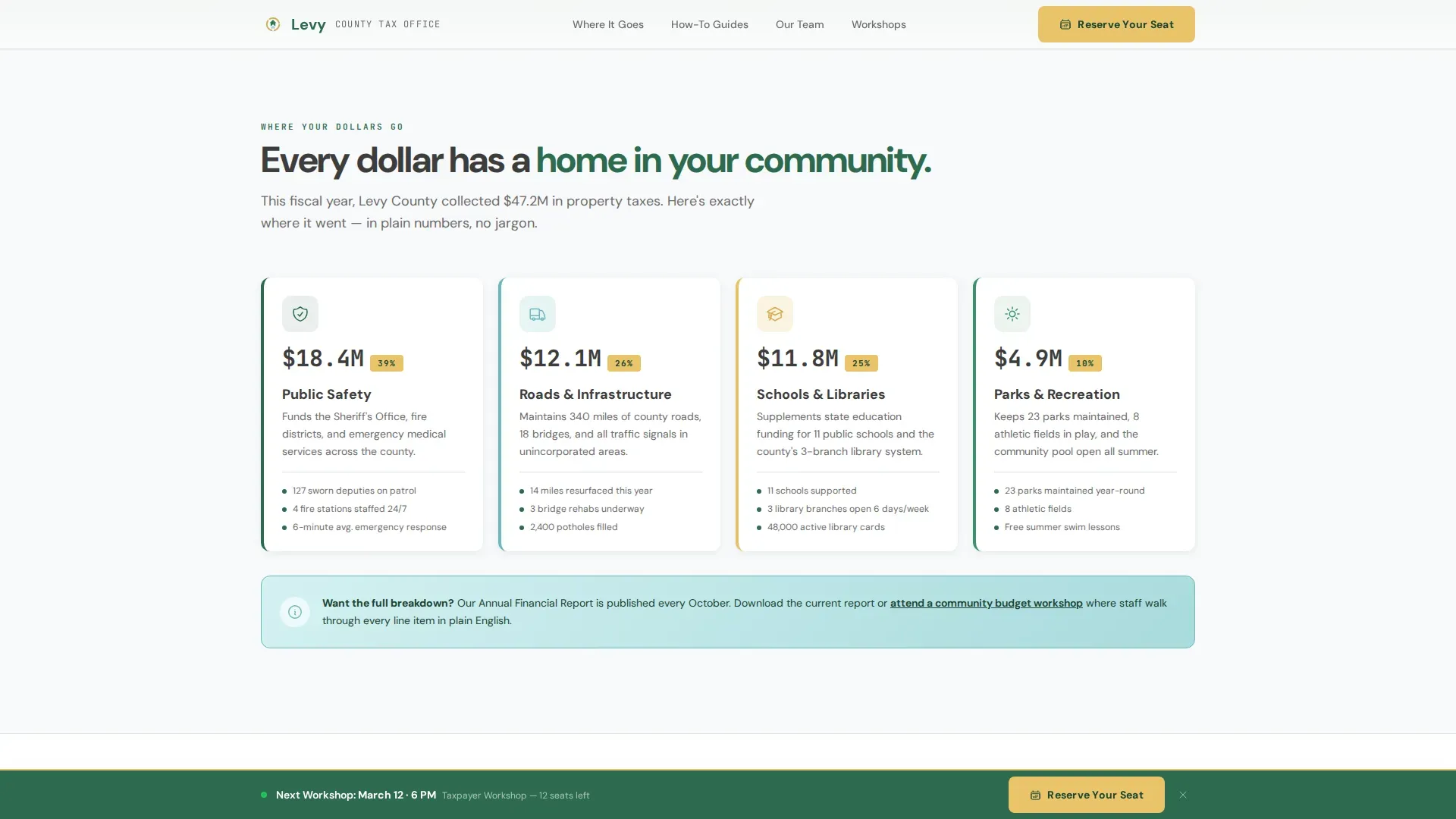 Expert Revenue & Tax Authority Professional Website Template