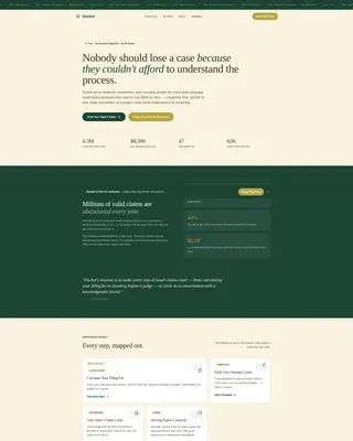 Free Small Claims Court Legal Resource Landing Page