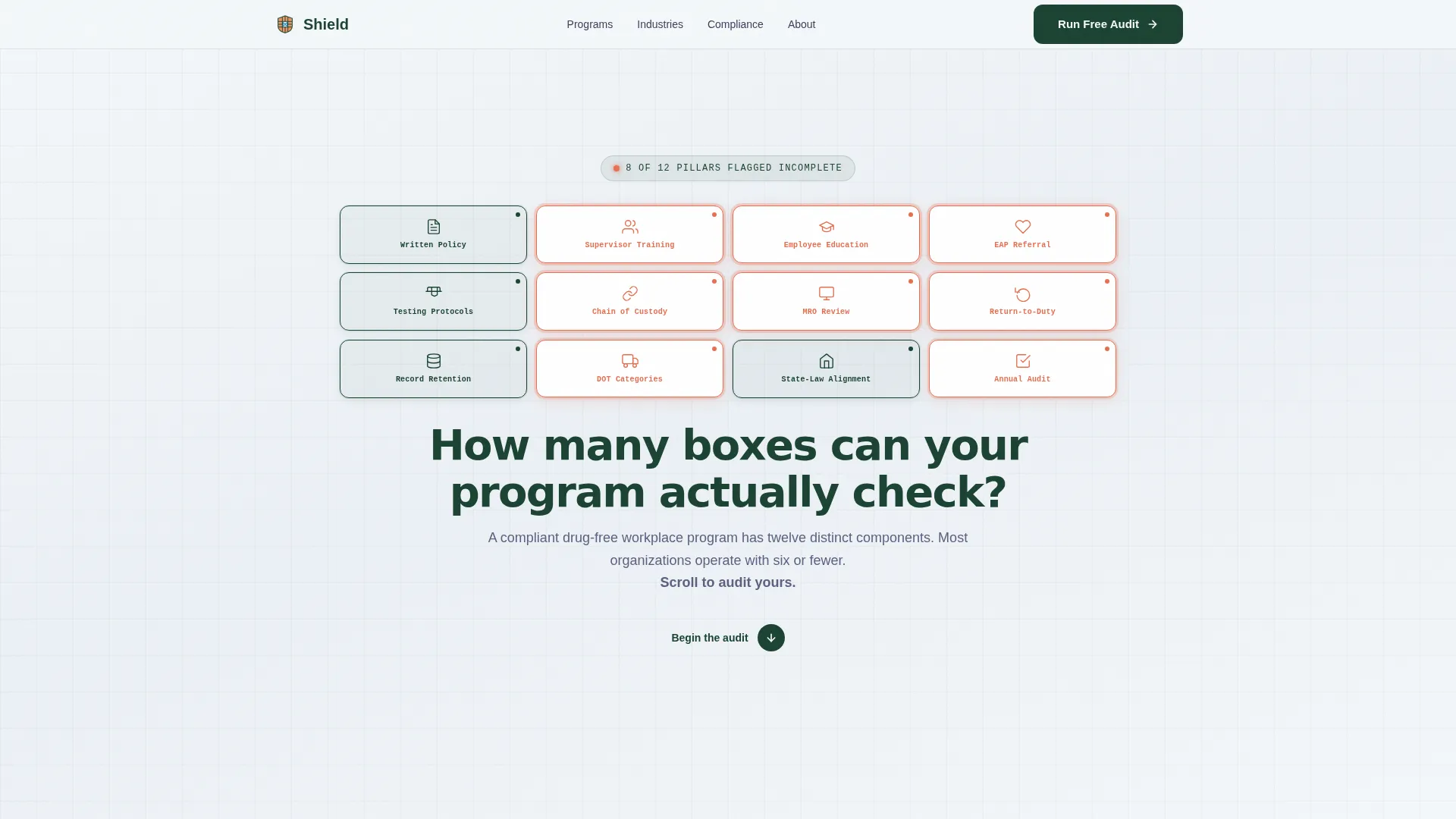 Public Health Department Directory Website Template
