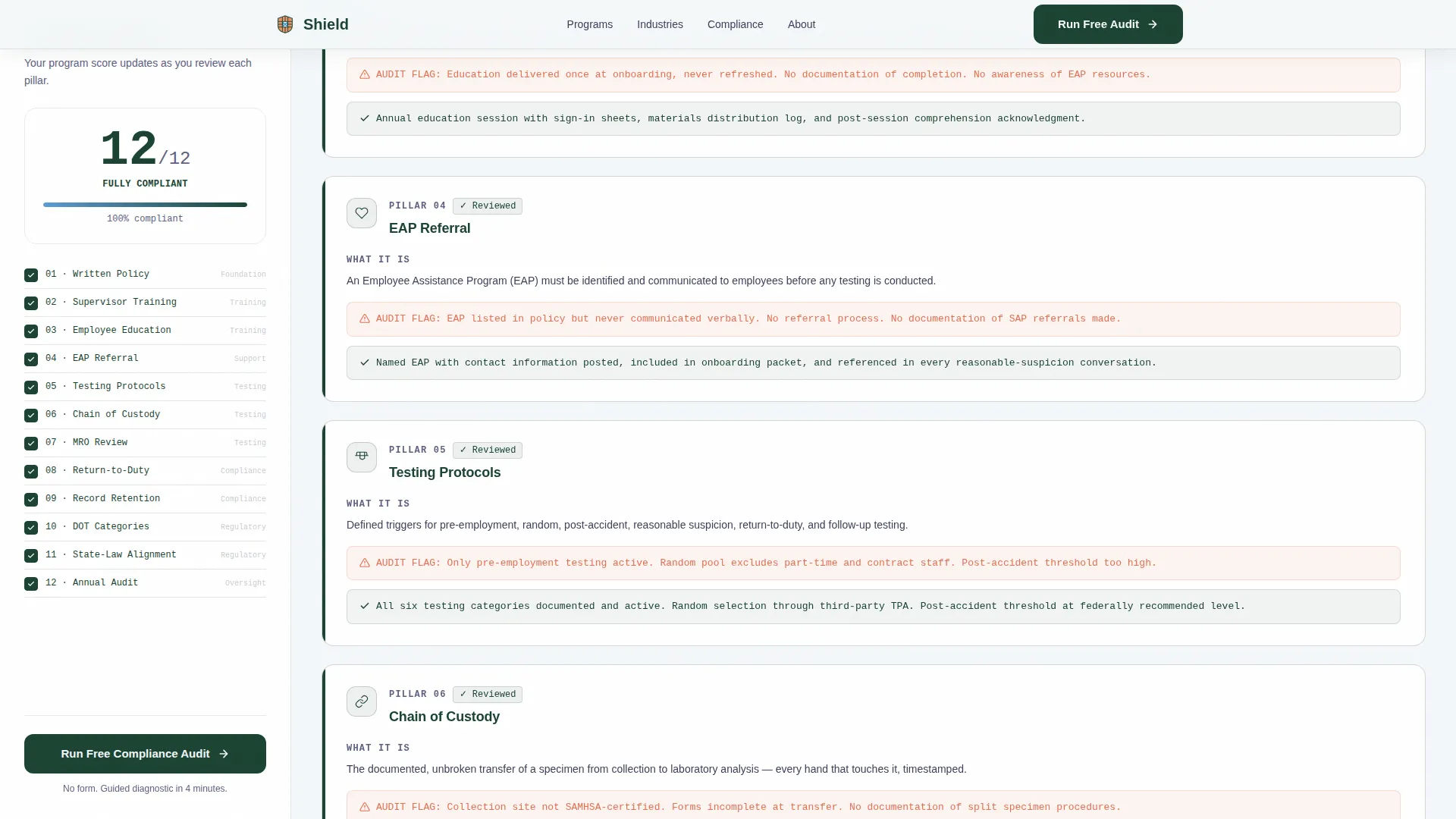 Public Health Department Directory Website Template