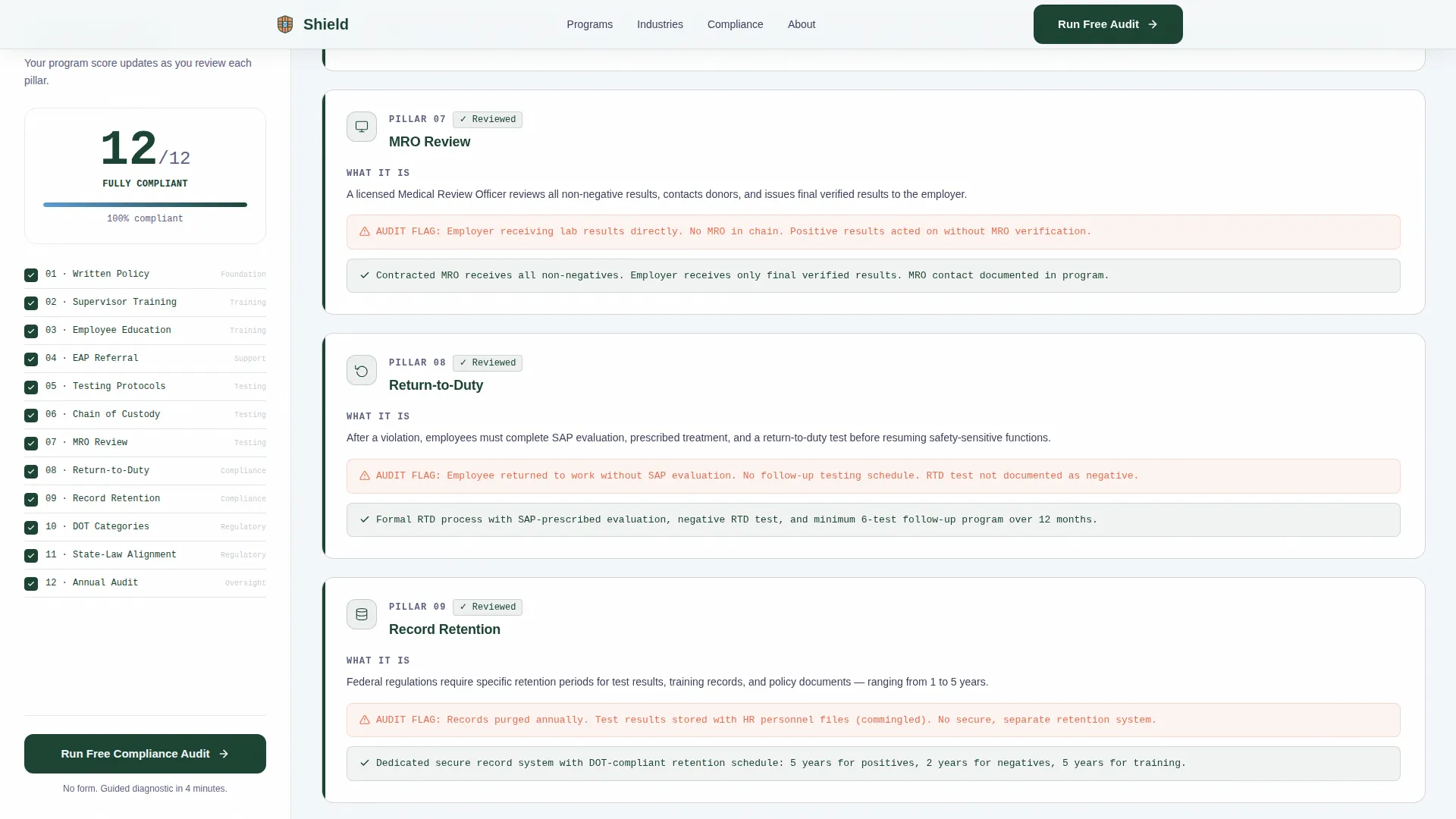 Public Health Department Directory Website Template
