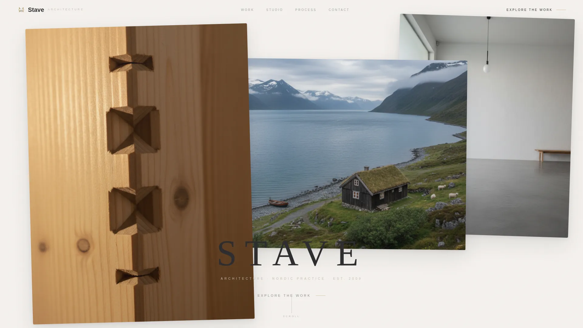 Scandinavian Architecture Professional Website Template