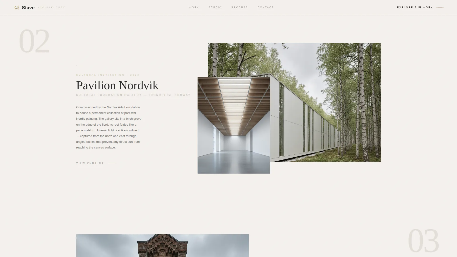 Scandinavian Architecture Professional Website Template