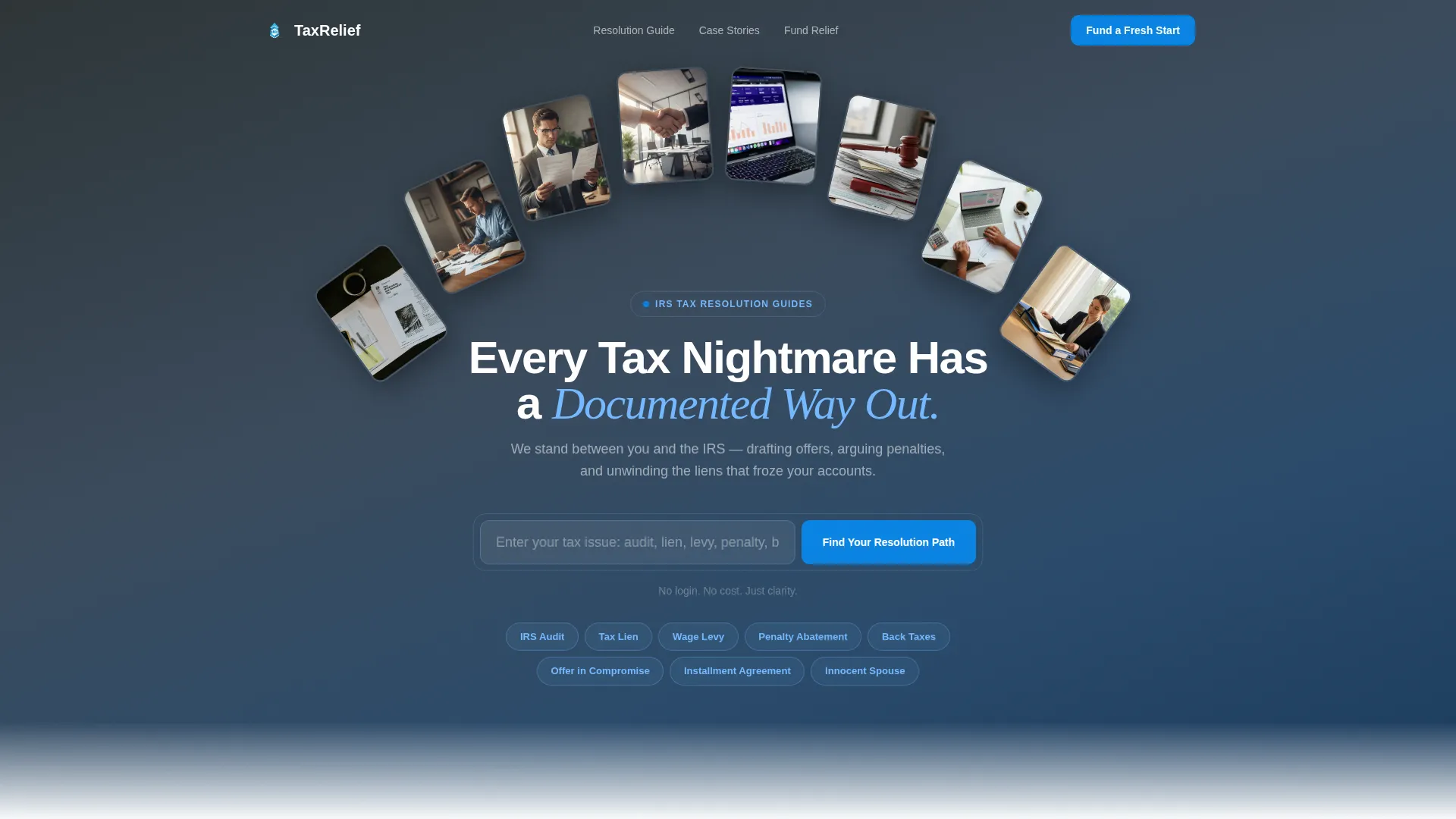 Revenue & Tax Authority Specialist Professional Website Template