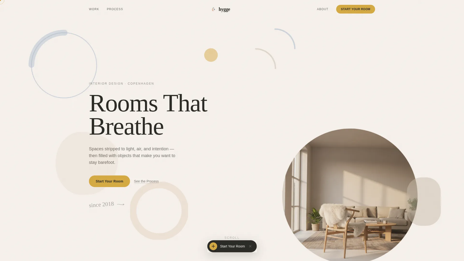 Scandinavian Architecture Booking Website Template