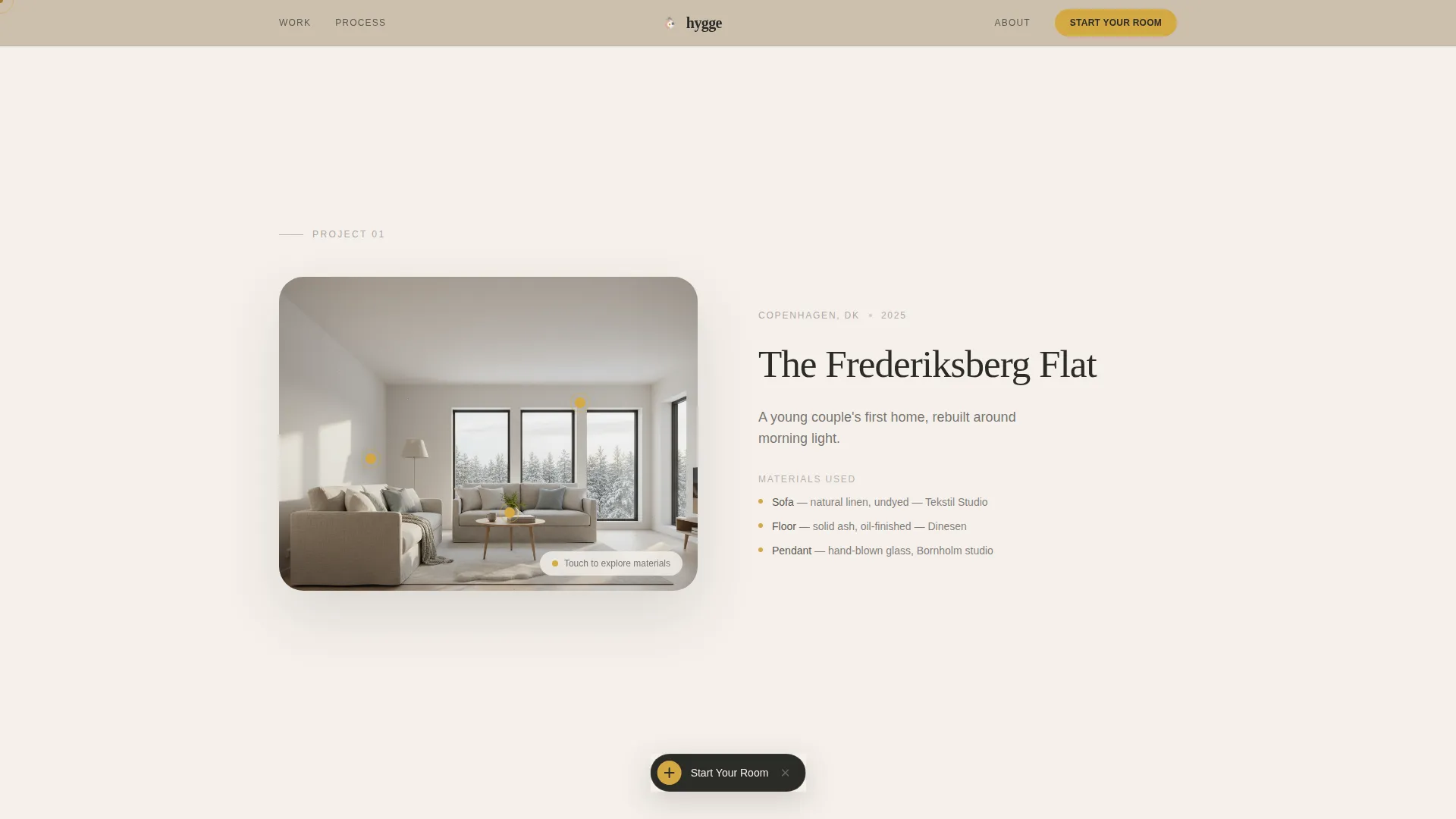 Scandinavian Architecture Booking Website Template