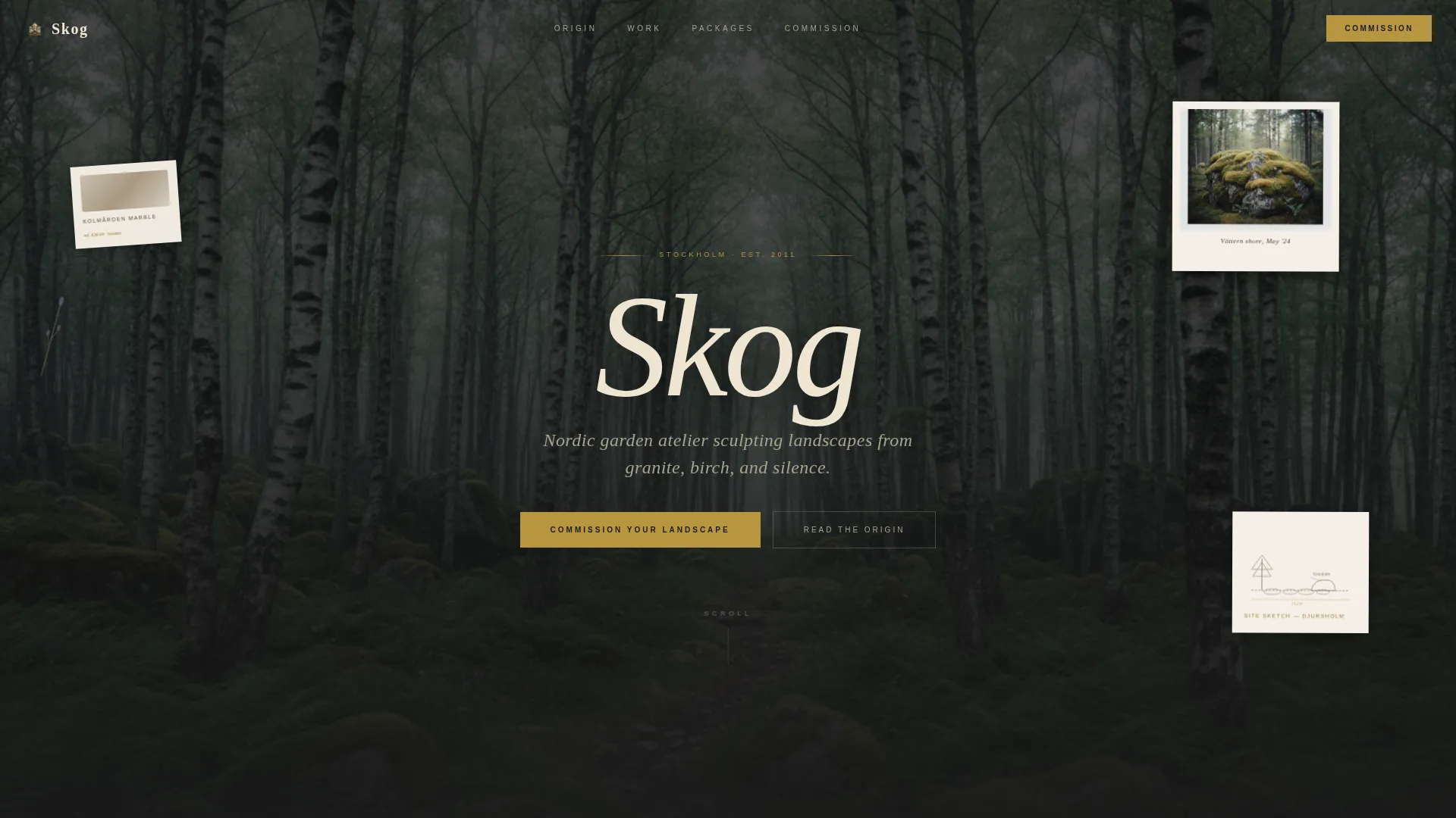 Scandinavian Architecture Pricing Website Template