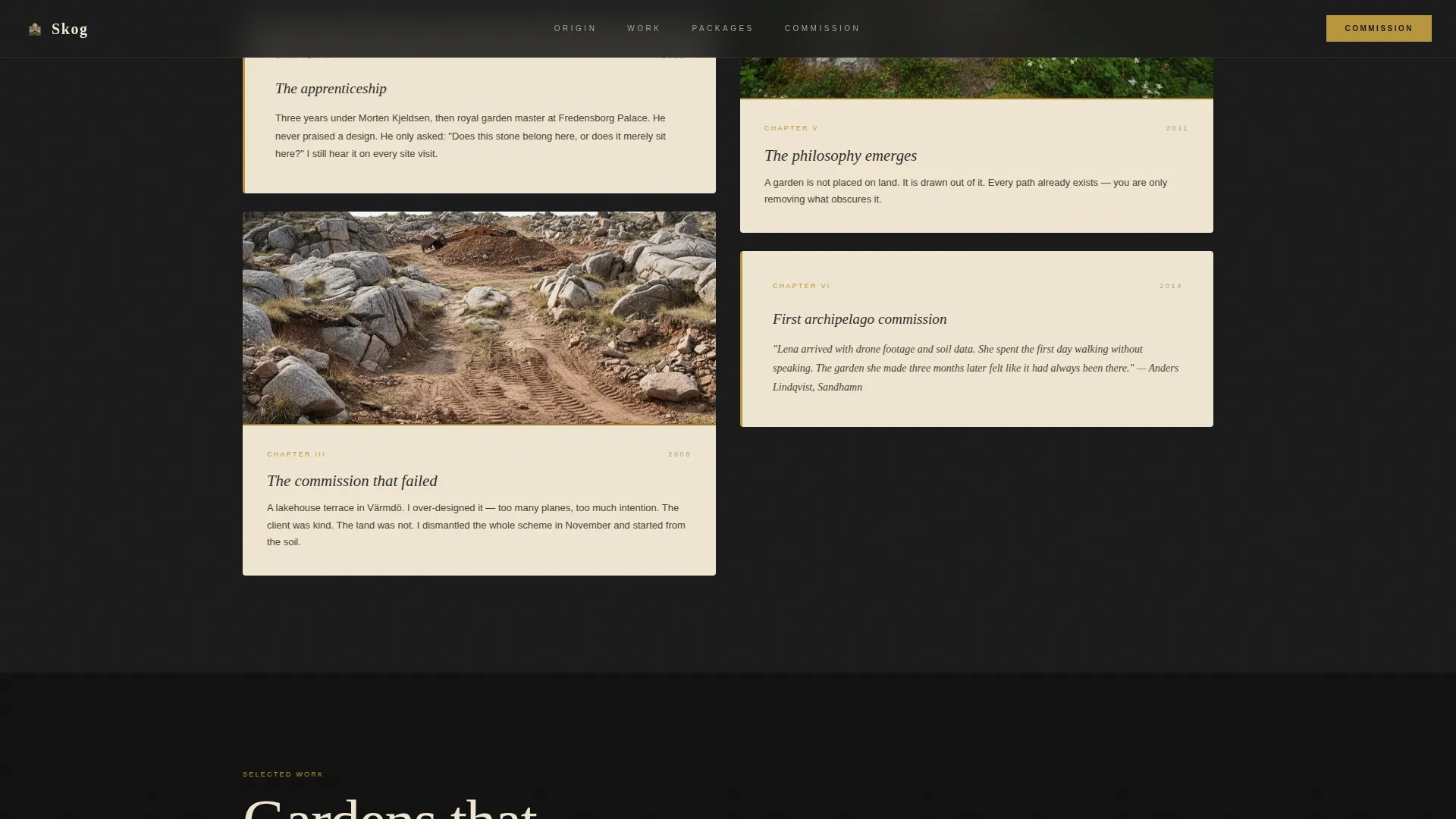 Scandinavian Architecture Pricing Website Template