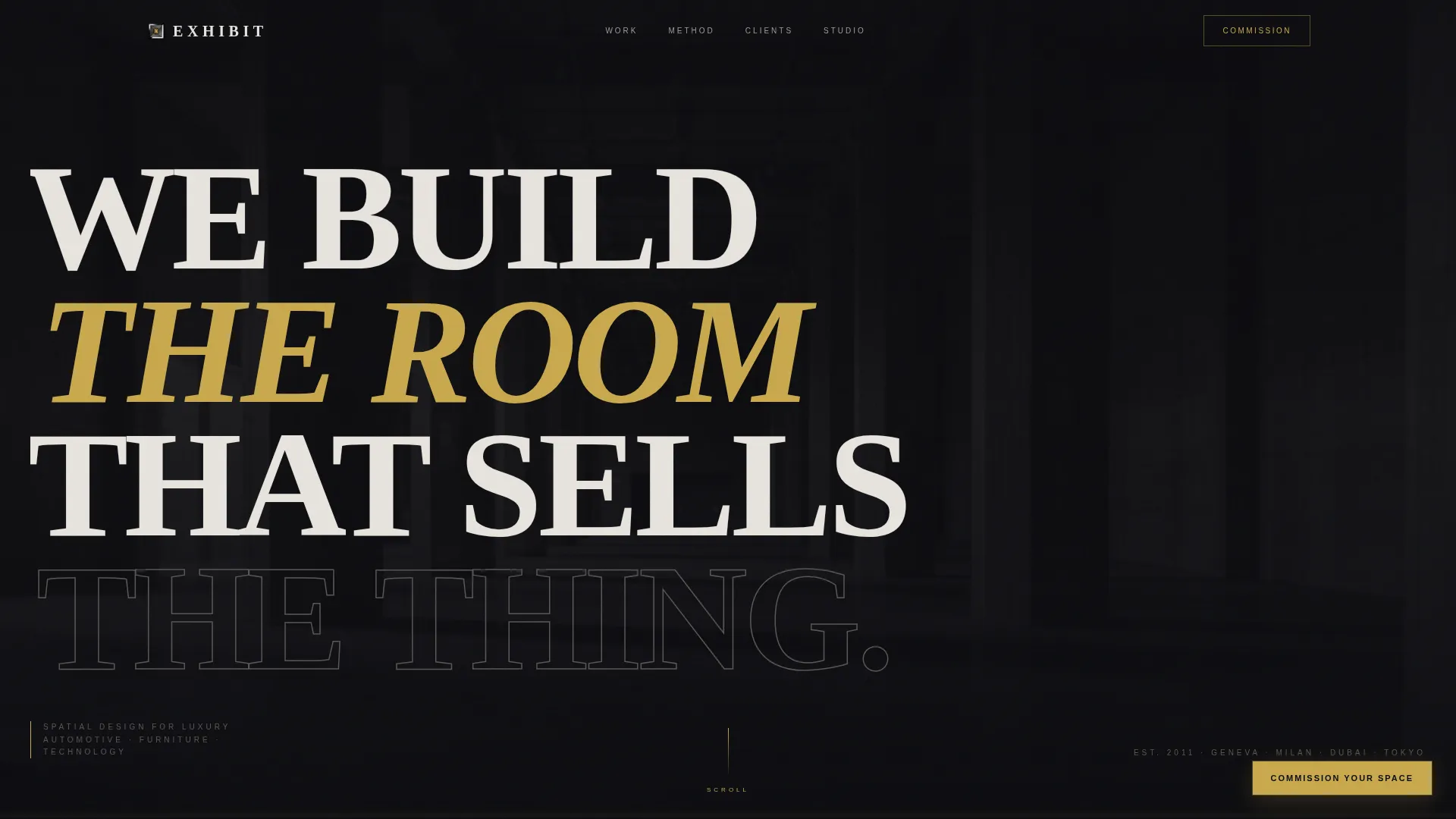 Commercial & Office Design Specialist Professional Website Template