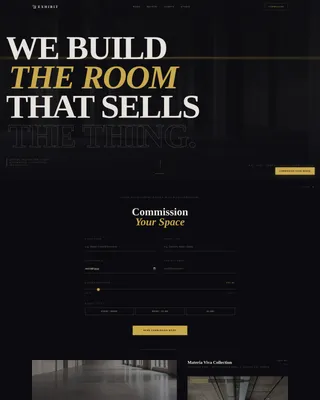 Commercial & Office Design Specialist Professional Website Template
