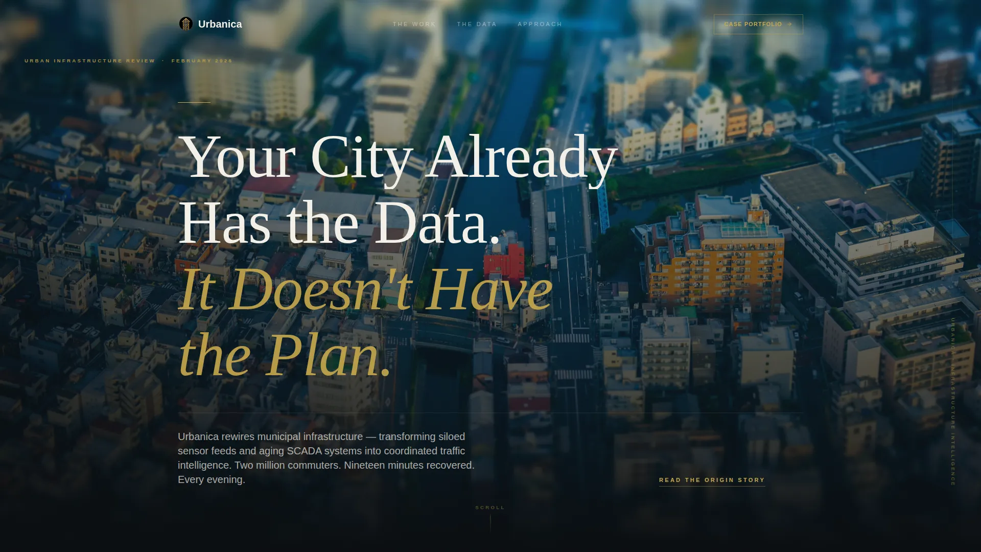 Smart City Planning Consultancy Landing Page Template