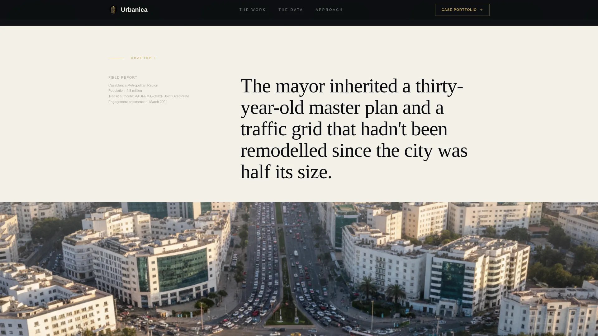 Smart City Planning Consultancy Landing Page Template
