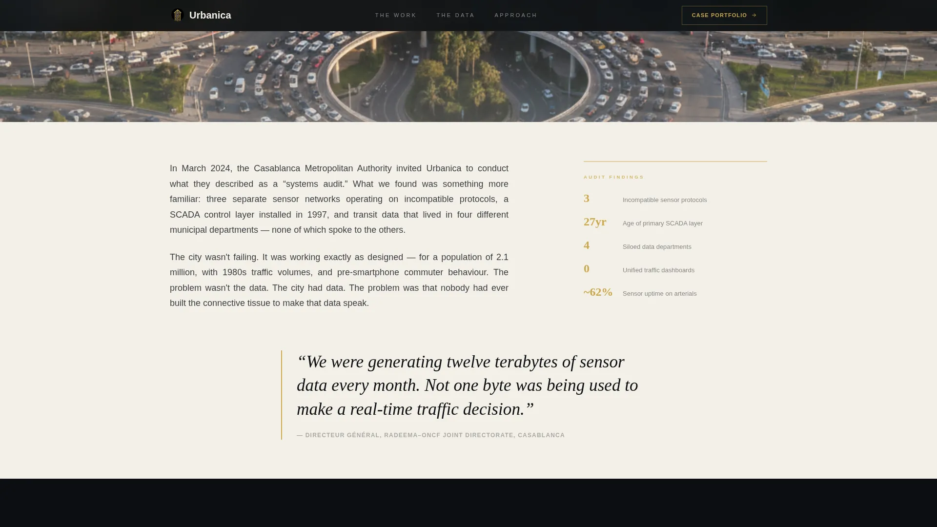 Smart City Planning Consultancy Landing Page Template
