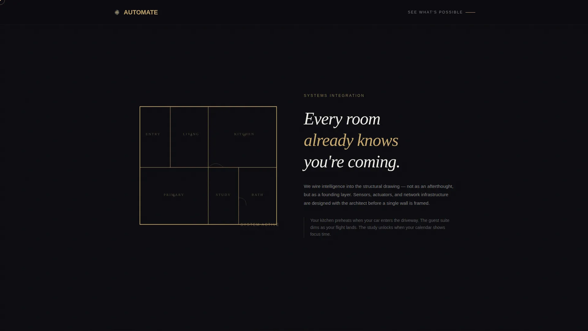 Smart Home Architecture Landing Page Template
