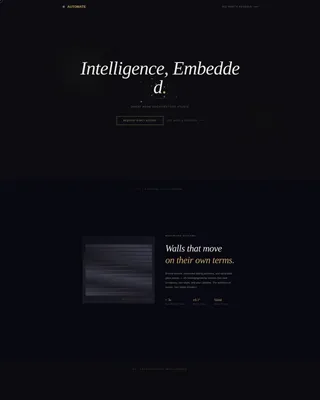 Smart Home Architecture Landing Page Template