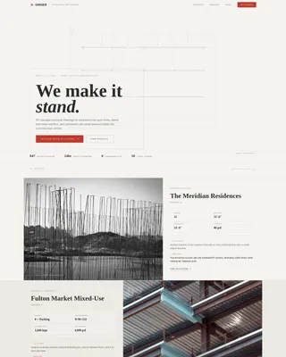 Structural Engineering Landing Page Template