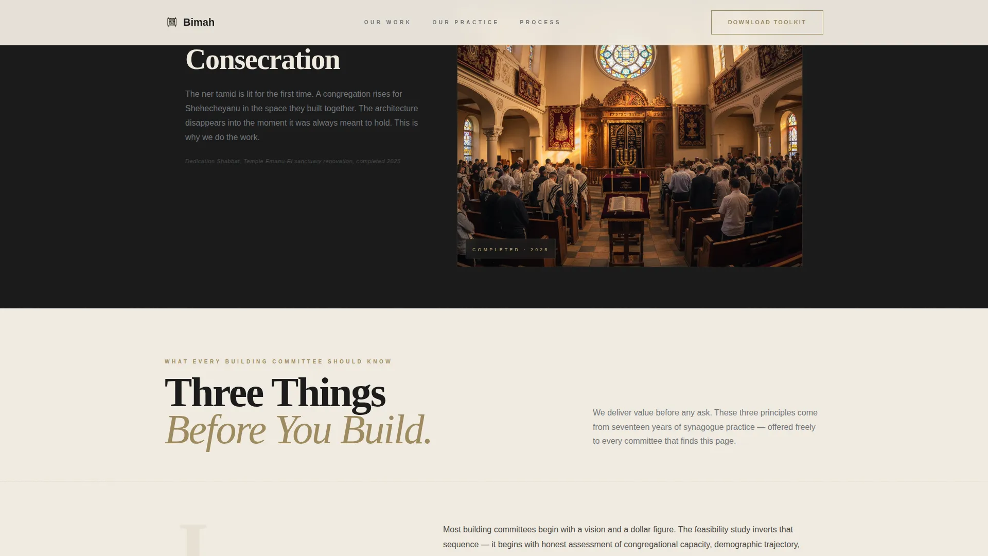 Religious & Cultural Architecture Professional Website Template