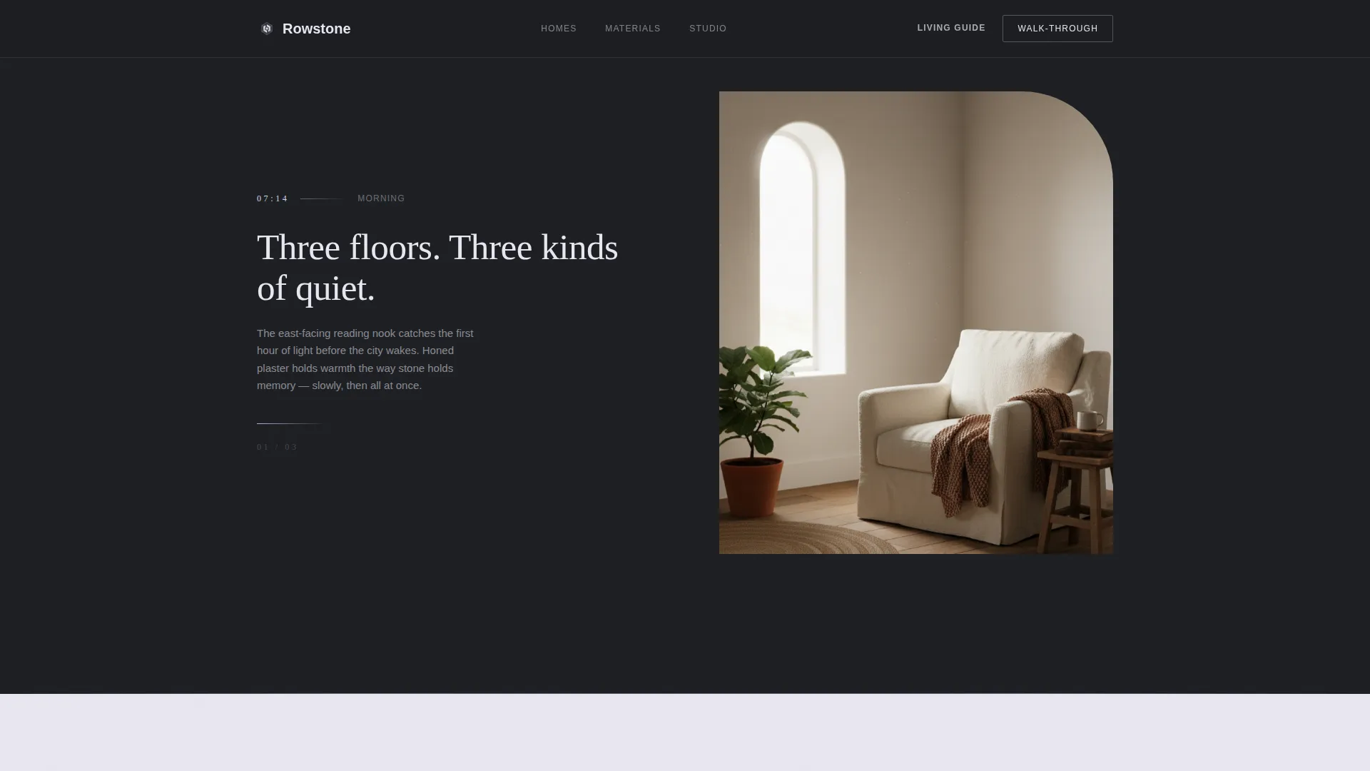 Residential Design Blog Website Template