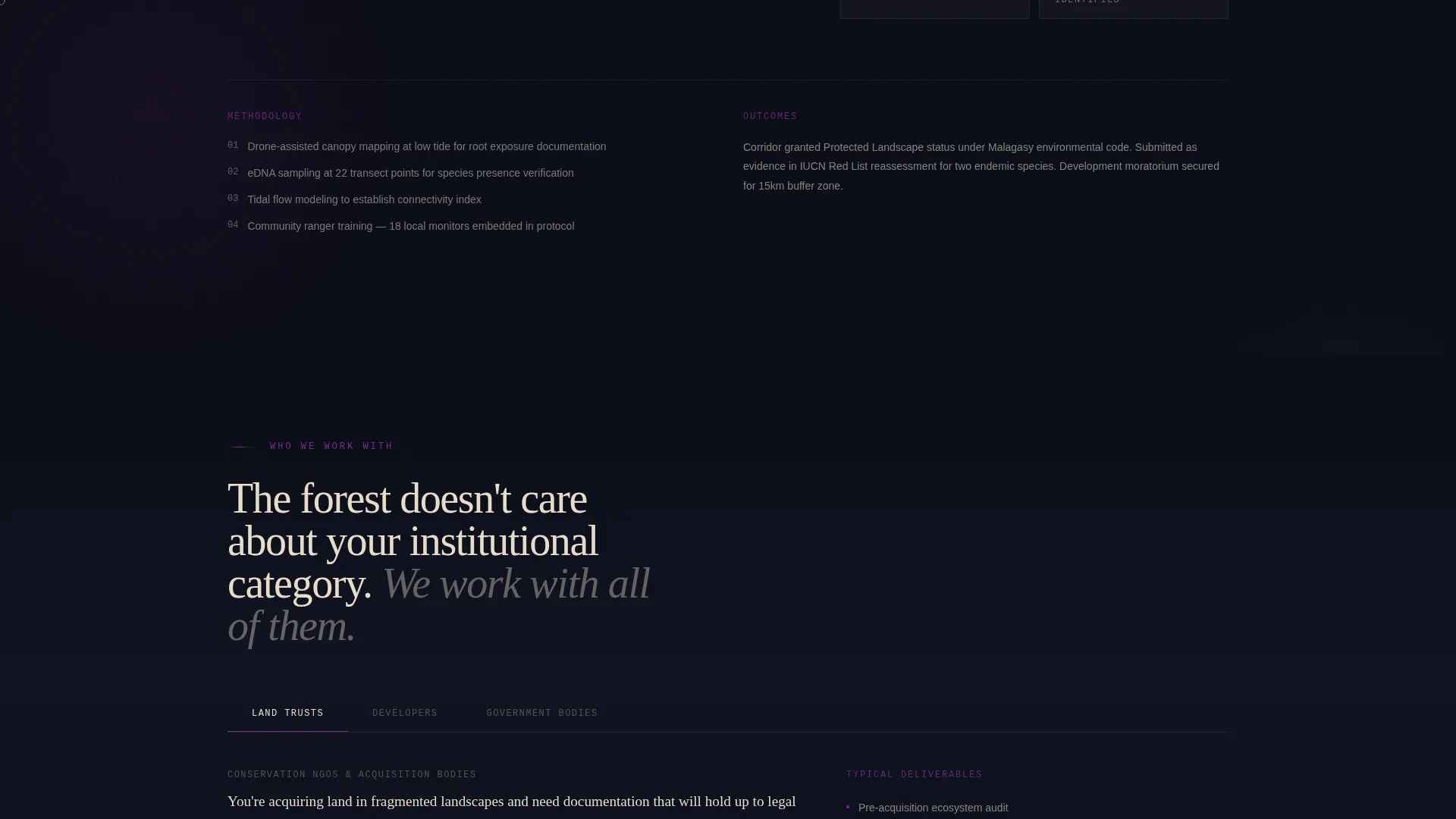 Tropical Architecture Pre-Launch Website Template