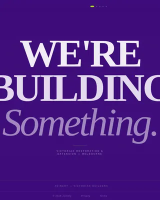 Victorian Builder Waitlist Landing Page Template
