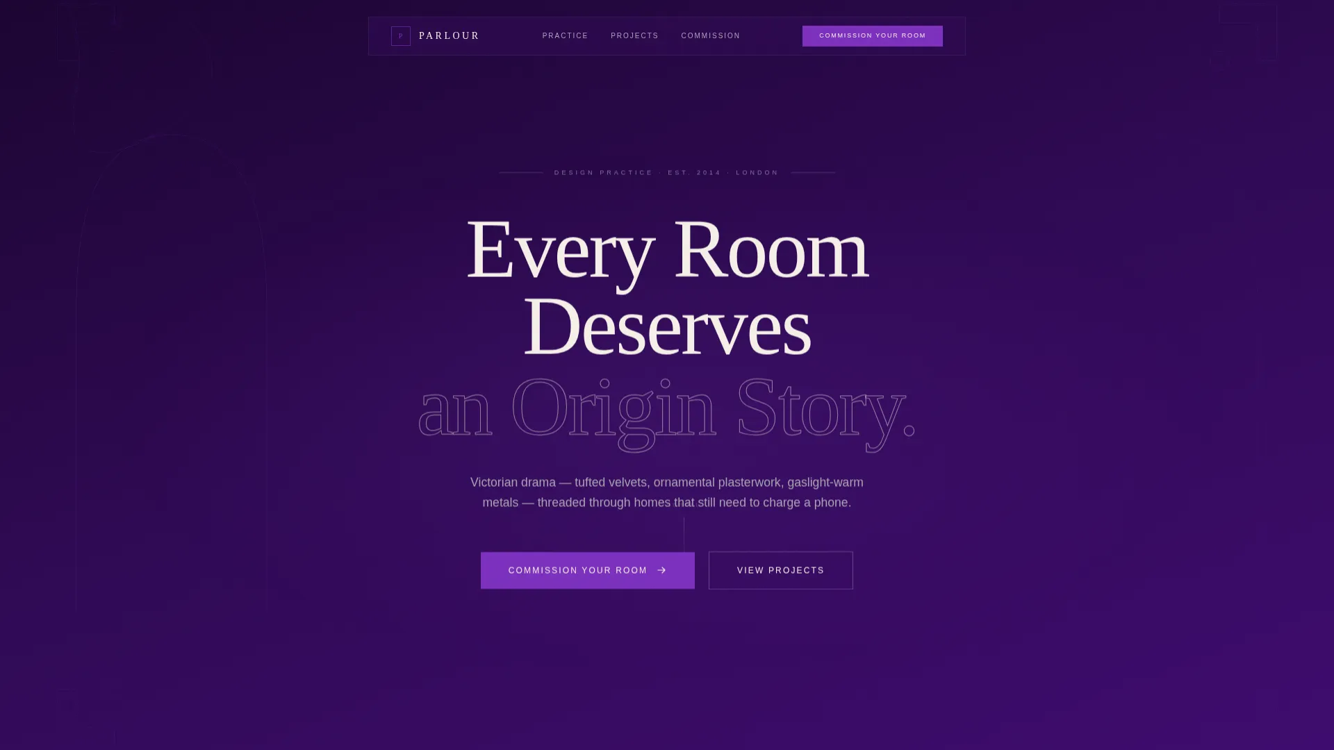 Victorian Architecture Professional Website Template