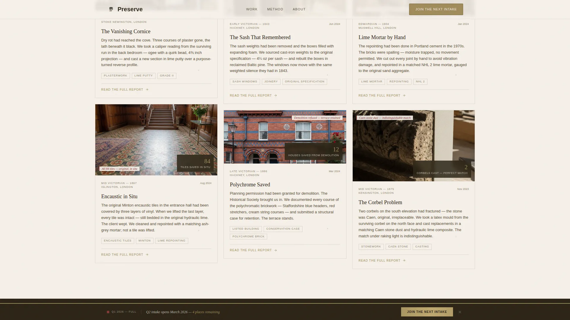 Victorian Architecture Booking Website Template