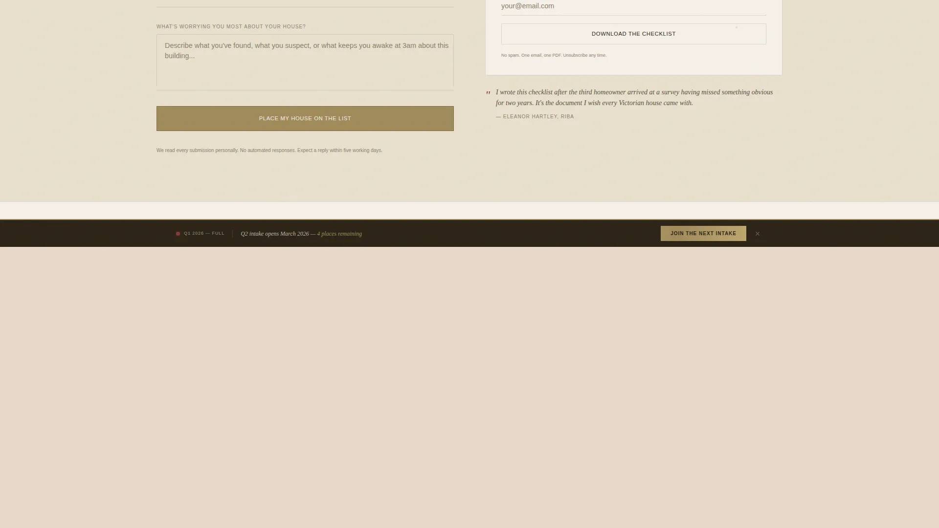 Victorian Architecture Booking Website Template