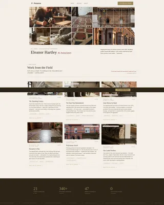Victorian Architecture Booking Website Template