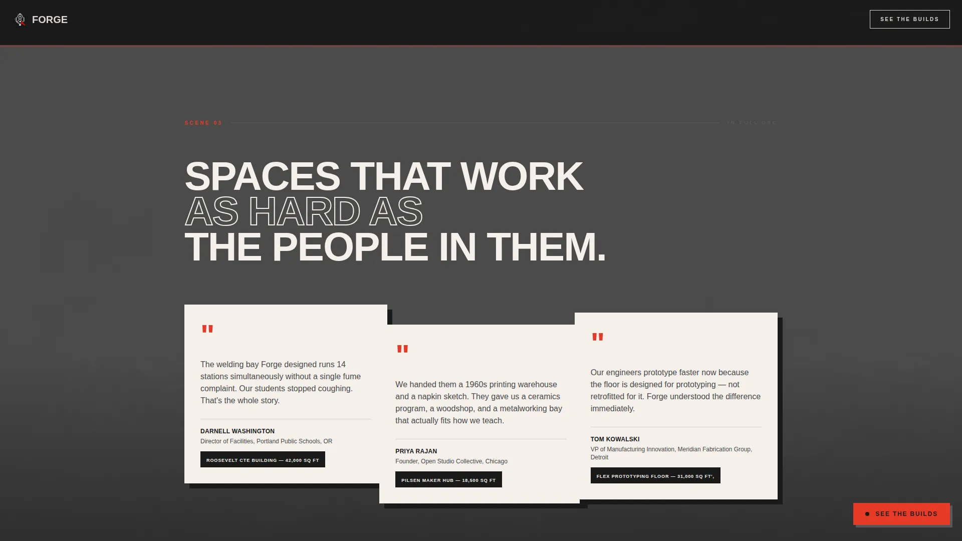 Industrial & Warehouse Design Portfolio & Case Study Website Template