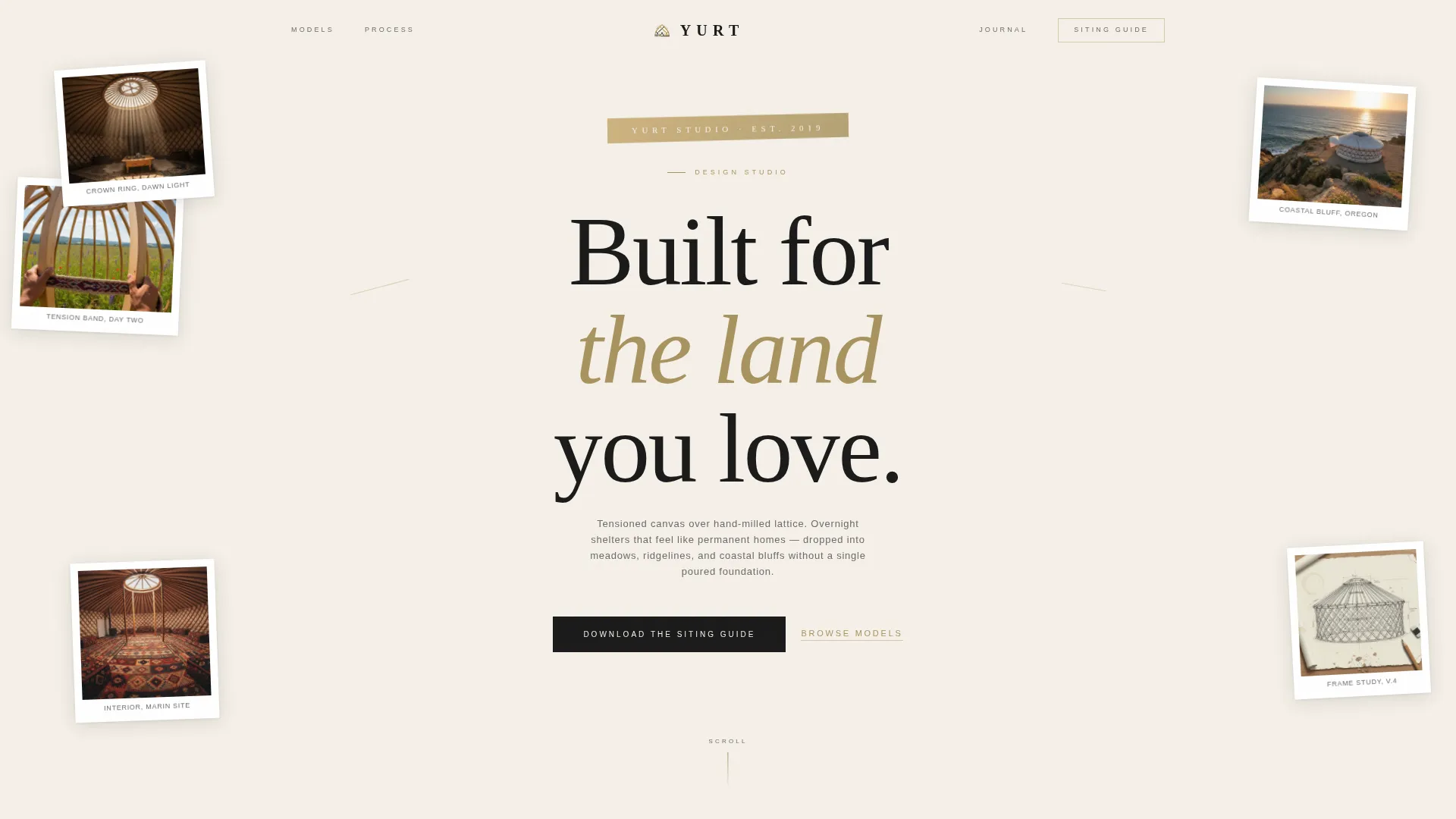 Tiny & Alternative Architecture Professional Website Template