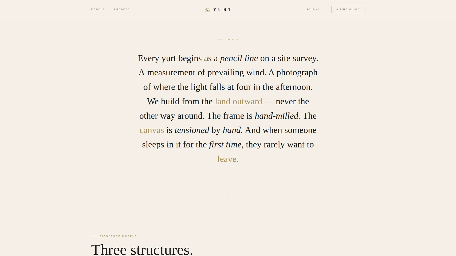 Tiny & Alternative Architecture Professional Website Template