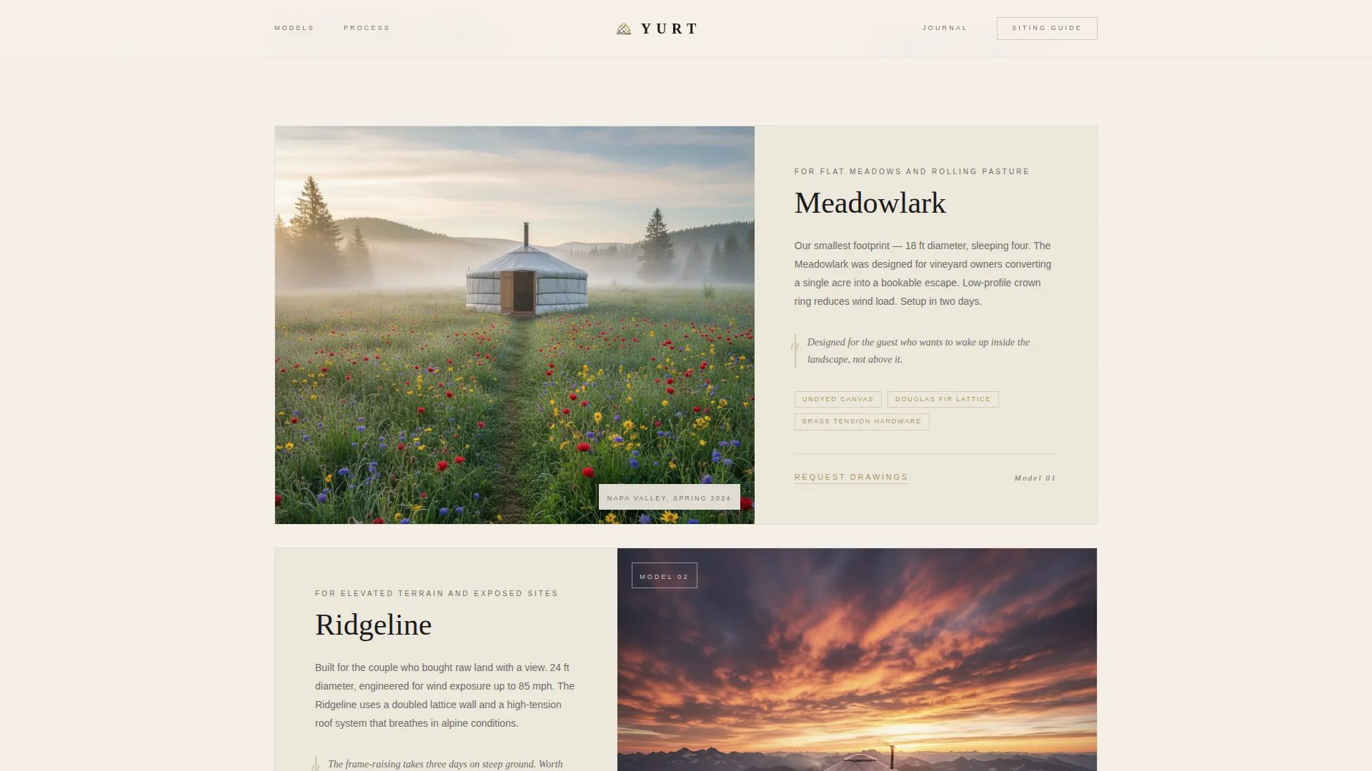 Tiny & Alternative Architecture Professional Website Template