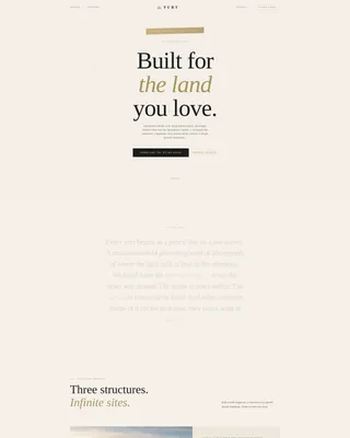 Tiny & Alternative Architecture Professional Website Template