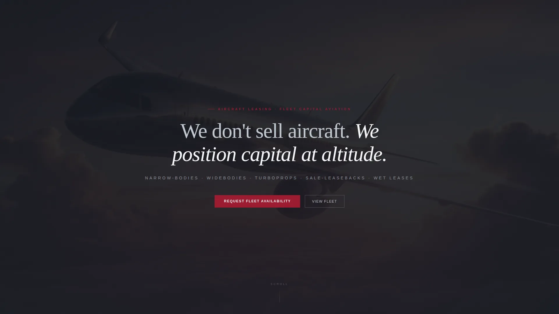 Aviation & Flight Portfolio Website Template