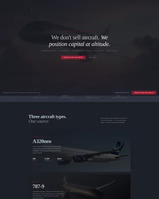 Aviation & Flight Portfolio Website Template