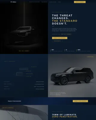 Armored Vehicle Conversion Landing Page Template