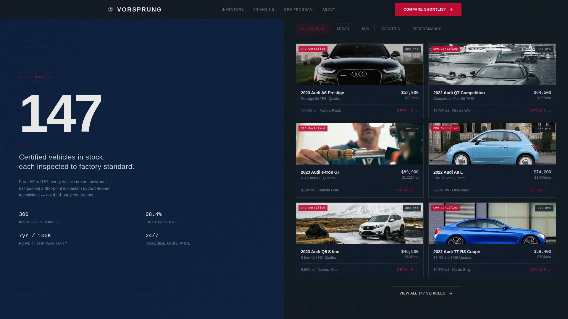 Audi | Free Website Template | Rocket