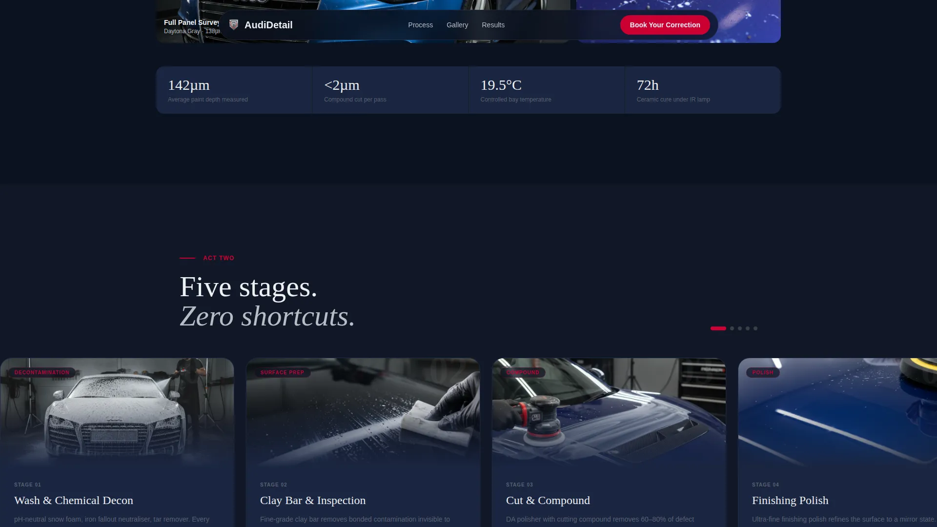 Detailing | Free Website Template | Rocket